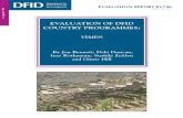 Feb2010 Uk Evaluation of Dfid Country Programmes- Yeme