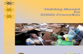 Switzerland; Training Manual for SODIS Promotion - Solar Water Disinfection