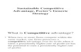 Sustainable Competitive Advantage, Porter's Generic Strategy