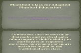 Modified Class for Adapted PE