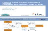Financing Energy Efficiency in Residential Buildings Experiences from Germany – Model for India?