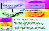 Budget & Finance (Ie31)Ba