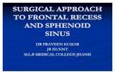 Presentation 3 of Dr Praveen Kumar Frontal Recess and Sphenoid Sinus