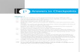 Appendix P - Answers to Checkpoints