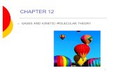 CH 12 Gases and the Kinetic-molecular Theory