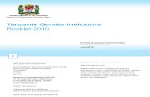 Tanzania Gender Indicators Booklet 2010