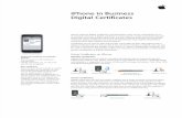 iPhone Digital Certificates