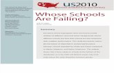 Whose Schools Are Failing?