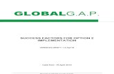 GLOBALGAP Success Factors Option 2 V1 0 April10
