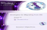 D1T101S3P2_Strategies for Migrating From IE6