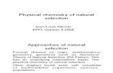 Physical Chemistry of Natural Selection