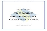 Independent Contractor Procedure