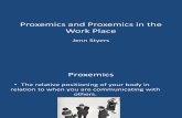Proxemics and Proxemics in the Work Place
