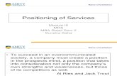 5.Positioning of Services