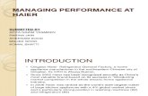 Managing Performance At