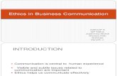 Ethics in Business Communication (2)