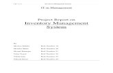 IT in Management- Inventory Management System