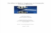 Effect Matrix Toughness Composite Fracture Behavior