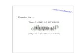 (Intern.) Tender for The CUBE 40 STUDIO... (24082011)