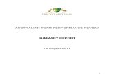Australia Team Performance Review