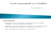 Soft Hand Off CDMA