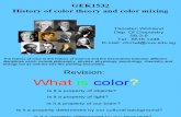 GEK1532 History of Colour