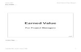 Earned Value Management Binder