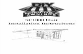 SC1000 Installation Instructions