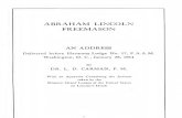 Abraham Lincoln, Freemason - An Address Before the Lodge (1914) (32 Pgs)