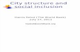 Session on Social Inclusion July 27 2011 - Harris SELOD v2
