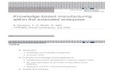 Knowledge-Based Manufacturing Within the Extended Enterprise