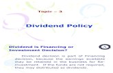 Topic 3 Dividend Policy 1