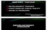 Devt Finance (MPA506)