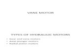 Vane Motor Presentation