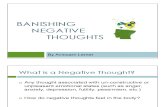 Eliminating Negative Thoughts