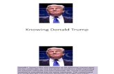 Knowing Donald Trump