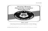 Army Band Section Leader Handbook