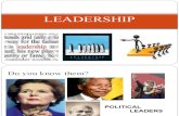 02 Lec. 1 Leadership Definition, Style Theories Characteristics