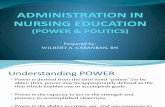 Administration in Nursing Education
