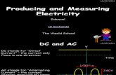 Producing and Measuring Electricity