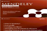 Mendeley Teaching Presentation - 2011