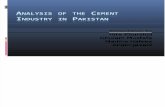 Analysis of the Cement Industry in Pakistan