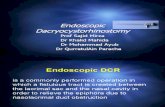 Endoscopic Dacrycystorhinostomy
