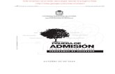 2010-1 examen de admision universidad nacional de colombia 2010-I sin respuestas