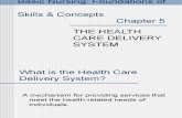 5- The Health Care Delivery System