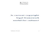 Is current copyright  legal framework  useful for culture?