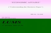 Economic Affairs by Bilal Ilahi
