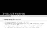 RM Dynamic Pricing