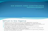 Six Sigma and Continuous Improvement
