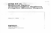 STS-51C Natonal Space Transportation Systems Promgram Mission Report